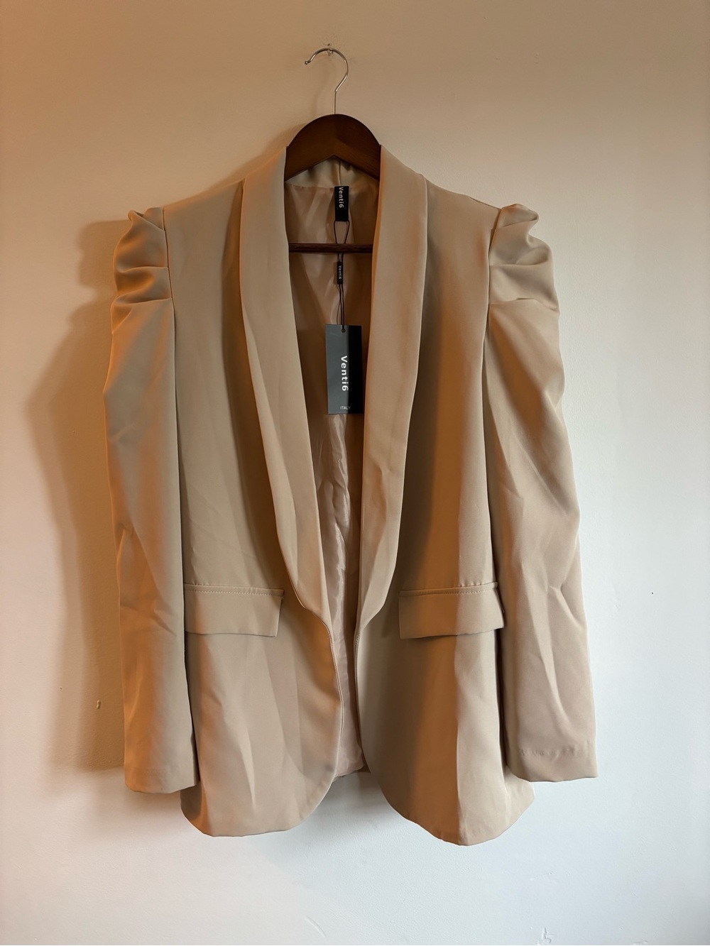 NWT Venti6 Women's Tan Blazer Jacket